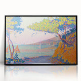 Golfe-Juan by Paul Signac: Colorful Coastal Pointillist Wall Art Print