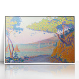 Golfe-Juan by Paul Signac: Colorful Coastal Pointillist Wall Art Print