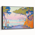 Golfe-Juan by Paul Signac: Colorful Coastal Pointillist Wall Art Print