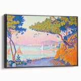 Golfe-Juan by Paul Signac: Colorful Coastal Pointillist Wall Art Print