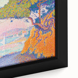 Golfe-Juan by Paul Signac: Colorful Coastal Pointillist Wall Art Print