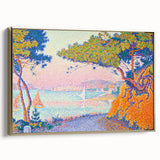 Golfe-Juan by Paul Signac: Colorful Coastal Pointillist Wall Art Print