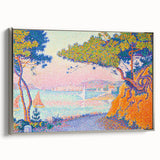 Golfe-Juan by Paul Signac: Colorful Coastal Pointillist Wall Art Print