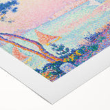Golfe-Juan by Paul Signac: Colorful Coastal Pointillist Wall Art Print