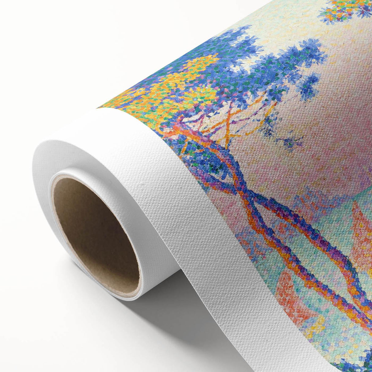 Golfe-Juan by Paul Signac: Colorful Coastal Pointillist Wall Art Print