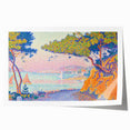 Golfe-Juan by Paul Signac: Colorful Coastal Pointillist Wall Art Print