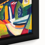 Vibrant Abstract Landscape - Modern Wall Art in Bold Color Palette