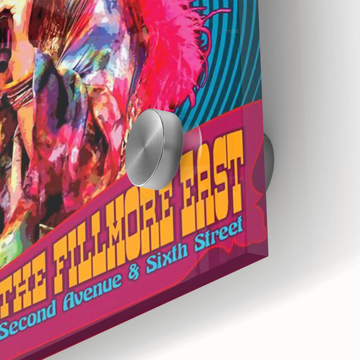 Janis Joplin Retro Wall Art – Vintage 1968 Fillmore East Print