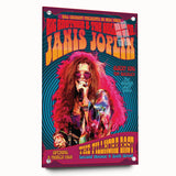 Janis Joplin Retro Wall Art – Vintage 1968 Fillmore East Print