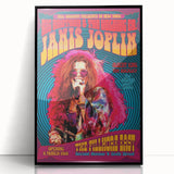 Janis Joplin Retro Wall Art – Vintage 1968 Fillmore East Print