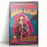 Janis Joplin Retro Wall Art – Vintage 1968 Fillmore East Print