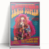 Janis Joplin Retro Wall Art – Vintage 1968 Fillmore East Print