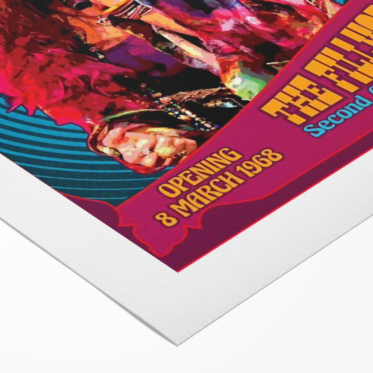Janis Joplin Retro Wall Art – Vintage 1968 Fillmore East Print