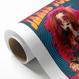 Janis Joplin Retro Wall Art – Vintage 1968 Fillmore East Print