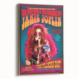 Janis Joplin Retro Wall Art – Vintage 1968 Fillmore East Print