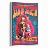 Janis Joplin Retro Wall Art – Vintage 1968 Fillmore East Print