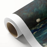 Realism Art Prints - Dramatic Deer Scene in Nature on Canvas and Acrylic