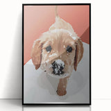 Snow Puppy Nursery Art for Kids - Children's Wall Decor