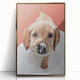 Snow Puppy Nursery Art for Kids - Children's Wall Decor