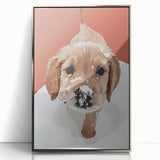 Snow Puppy Nursery Art for Kids - Children's Wall Decor