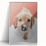 Snow Puppy Nursery Art for Kids - Children's Wall Decor