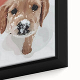 Snow Puppy Nursery Art for Kids - Children's Wall Decor