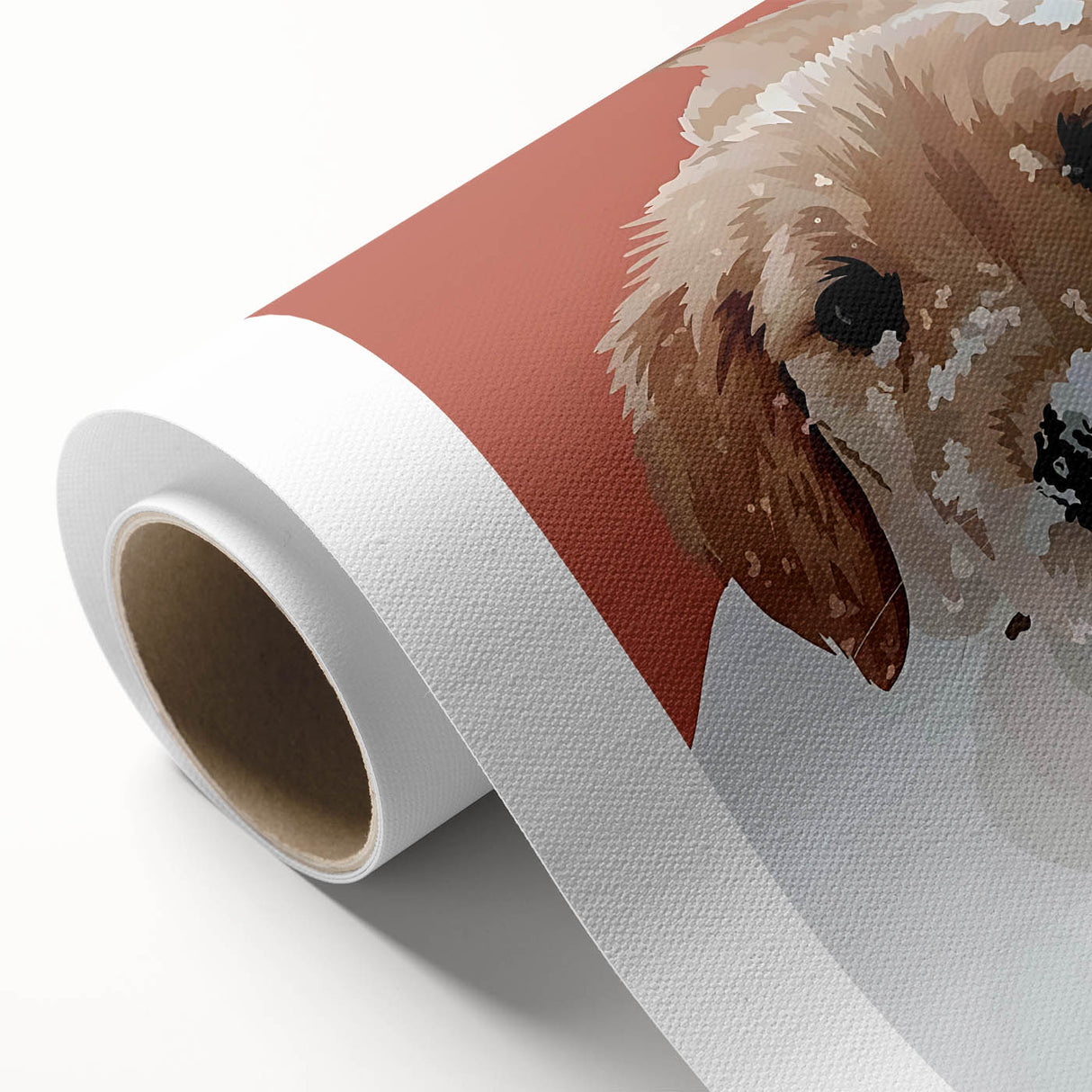 Snow Puppy Nursery Art for Kids - Children's Wall Decor