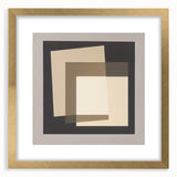 Minimalist Abstract Wall Art – Layered Neutral Square Forms