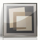 Minimalist Abstract Wall Art – Layered Neutral Square Forms