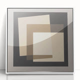 Minimalist Abstract Wall Art – Layered Neutral Square Forms