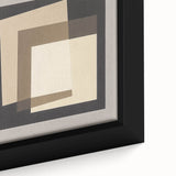 Minimalist Abstract Wall Art – Layered Neutral Square Forms
