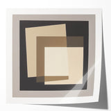 Minimalist Abstract Wall Art – Layered Neutral Square Forms