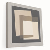 Minimalist Abstract Wall Art – Layered Neutral Square Forms