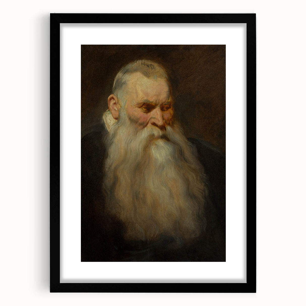 Baroque Portrait of an Elderly Man - Classic Historical Wall Art