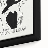 Minimalist Expressionist Wall Art - Monochrome Abstract Design