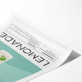 Extra large wall art featuring black and white line art flowers on a rolled print, suitable for large living room decor.