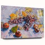 Grapes, Lemons, Pears, and Apples by Van Gogh: Colorful Still Life Art