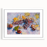 Grapes, Lemons, Pears, and Apples by Van Gogh: Colorful Still Life Art