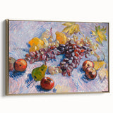 Grapes, Lemons, Pears, and Apples by Van Gogh: Colorful Still Life Art