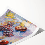 Grapes, Lemons, Pears, and Apples by Van Gogh: Colorful Still Life Art