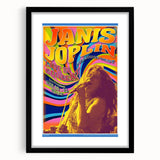 Janis Joplin Retro Wall Art – Vintage 1969 Fillmore West Print
