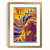 Janis Joplin Retro Wall Art – Vintage 1969 Fillmore West Print