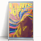 Janis Joplin Retro Wall Art – Vintage 1969 Fillmore West Print