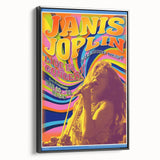 Janis Joplin Retro Wall Art – Vintage 1969 Fillmore West Print