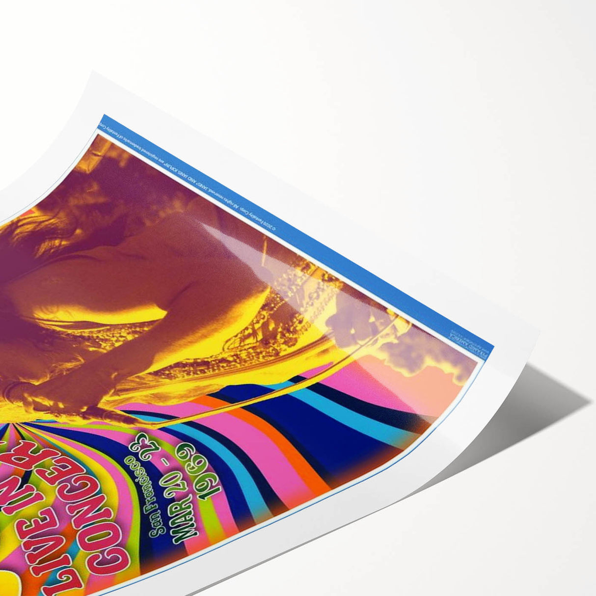 Janis Joplin Retro Wall Art – Vintage 1969 Fillmore West Print