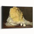 Realism Art Prints - Classical Realism Still Life of Butter and Eggs
