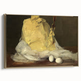 Realism Art Prints - Classical Realism Still Life of Butter and Eggs