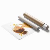 Smiling Girl with Flowers Art for Kids - Girls Bedroom Art