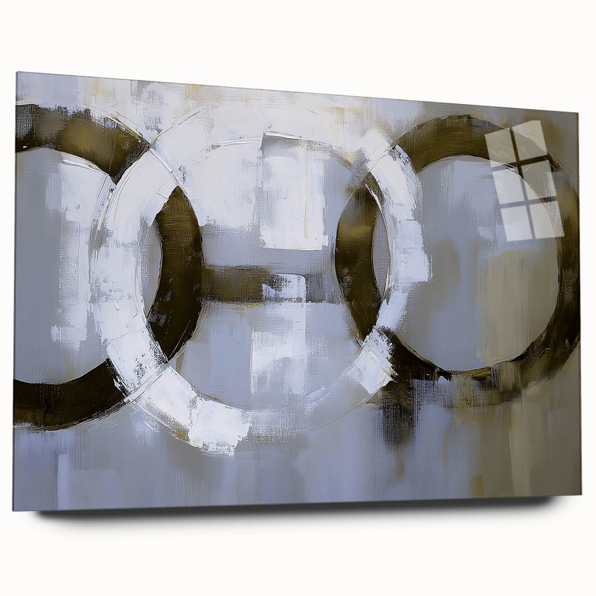 Minimalist Circle Abstract Living Room Wall Art - Modern Print