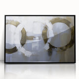 Minimalist Circle Abstract Living Room Wall Art - Modern Print